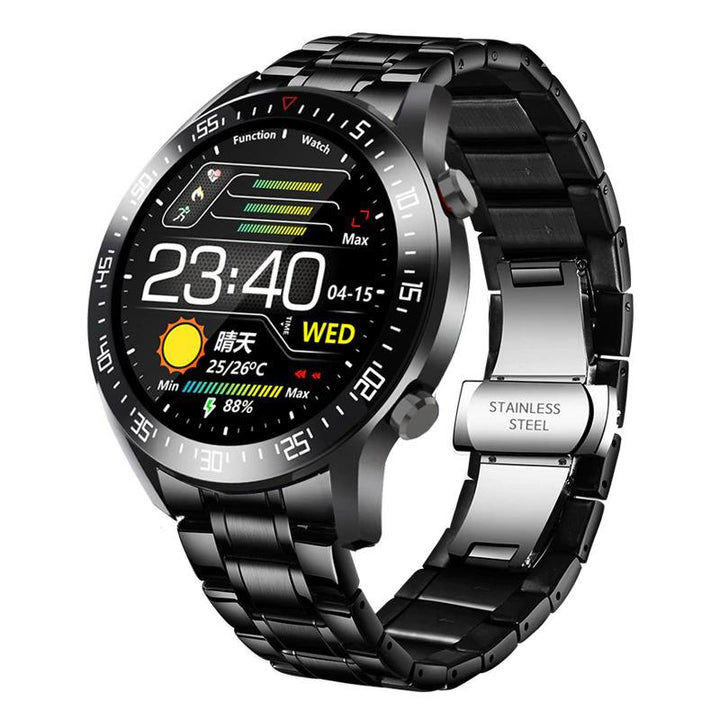 Watch - On-trend Full-fit Round Screen Outdoor Sports Digital Smartwatch