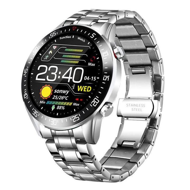 Watch - On-trend Full-fit Round Screen Outdoor Sports Digital Smartwatch