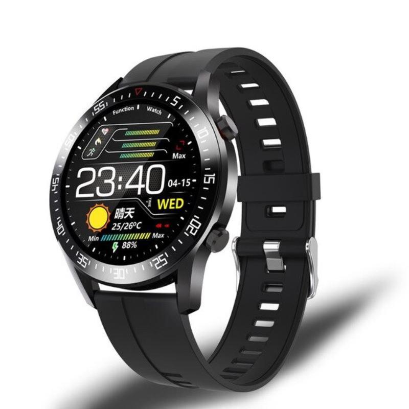 Watch - On-trend Full-fit Round Screen Outdoor Sports Digital Smartwatch