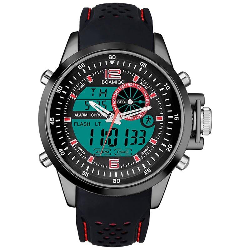 Watch - Outdoor Sport Dual Time Display Digital Quartz Watch