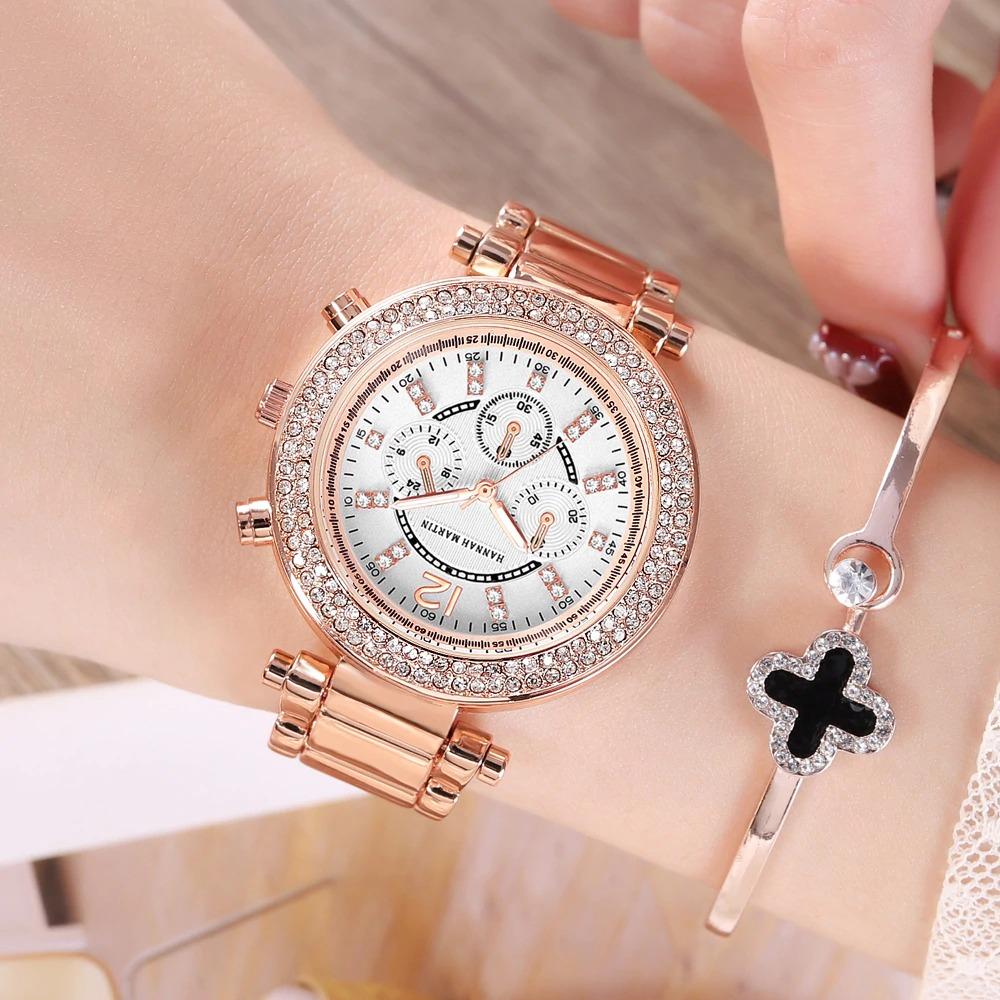 Watch - Precious Inlaid Rhinestones Quartz Watch