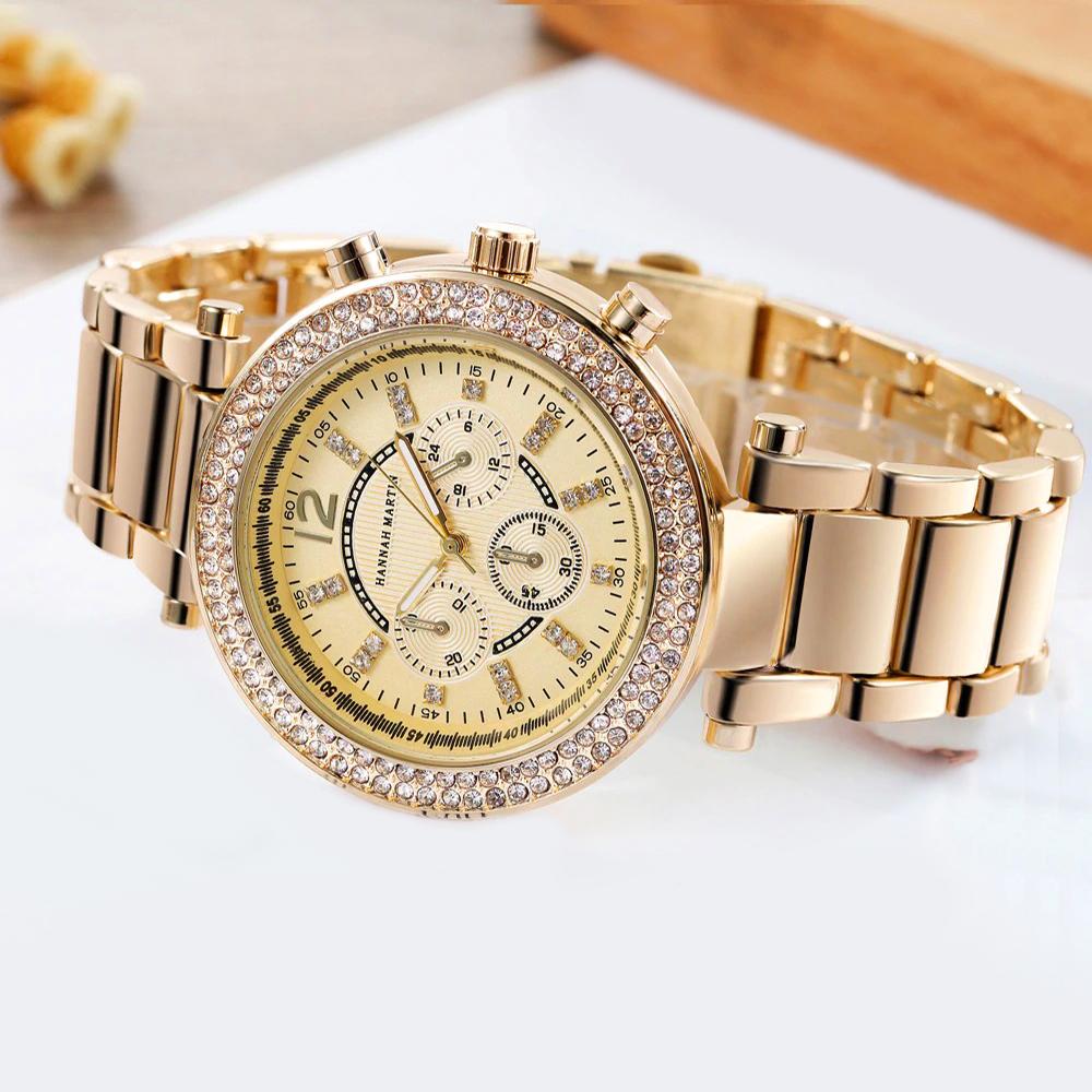 Watch - Precious Inlaid Rhinestones Quartz Watch