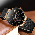 Watch - Premium Quality Ultra Thin Mesh Band Quartz Watch