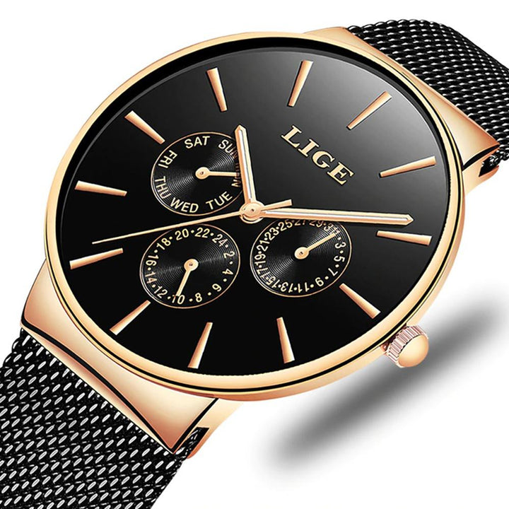 Watch - Premium Quality Ultra Thin Mesh Band Quartz Watch