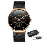 Watch - Premium Quality Ultra Thin Mesh Band Quartz Watch
