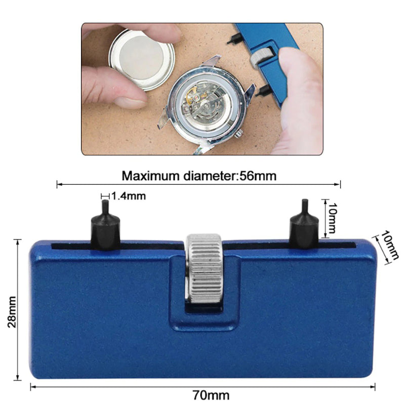 Portable Two Claw Watch Case Opener Repair Kit