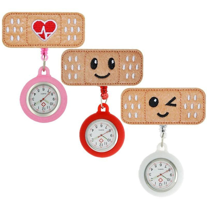 Watch - Retractable Nurse Felt Badge Watch