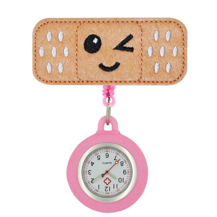 Watch - Retractable Nurse Felt Badge Watch