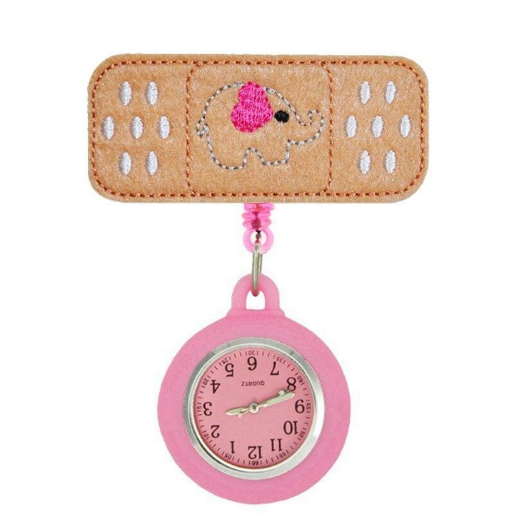 Watch - Retractable Nurse Felt Badge Watch