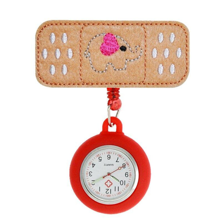 Watch - Retractable Nurse Felt Badge Watch