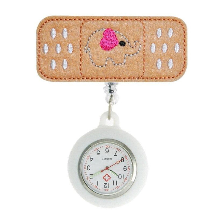 Watch - Retractable Nurse Felt Badge Watch