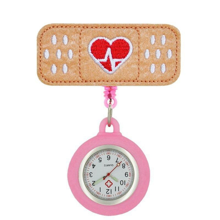 Watch - Retractable Nurse Felt Badge Watch