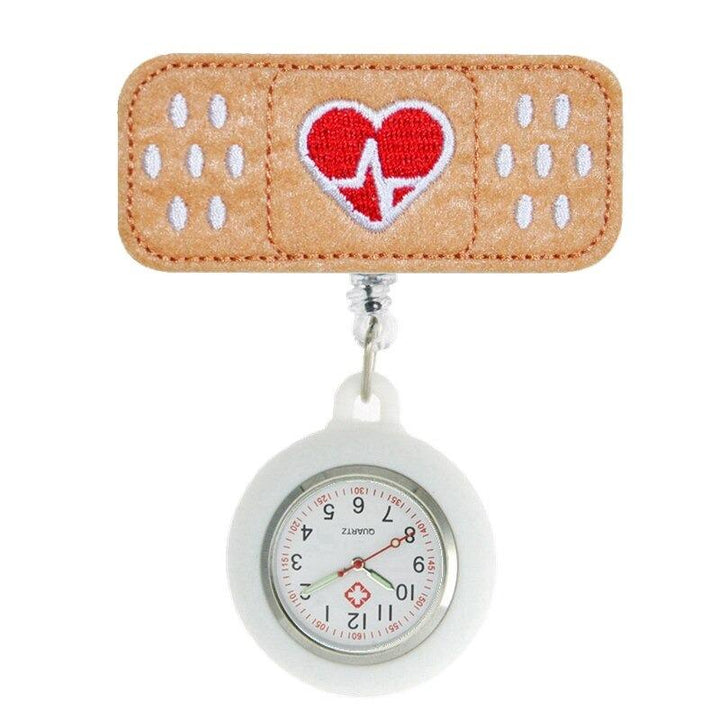 Watch - Retractable Nurse Felt Badge Watch