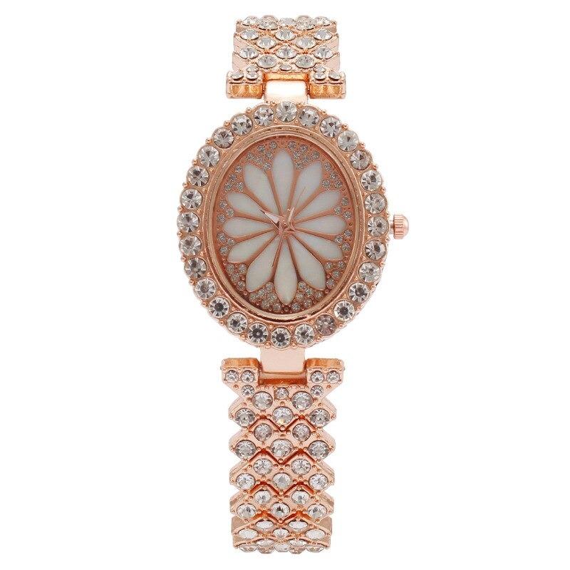 Watch - Rhinestone Bejeweled Bracelet Wristwatch