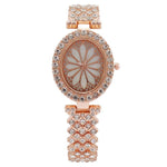 Watch - Rhinestone Bejeweled Bracelet Wristwatch