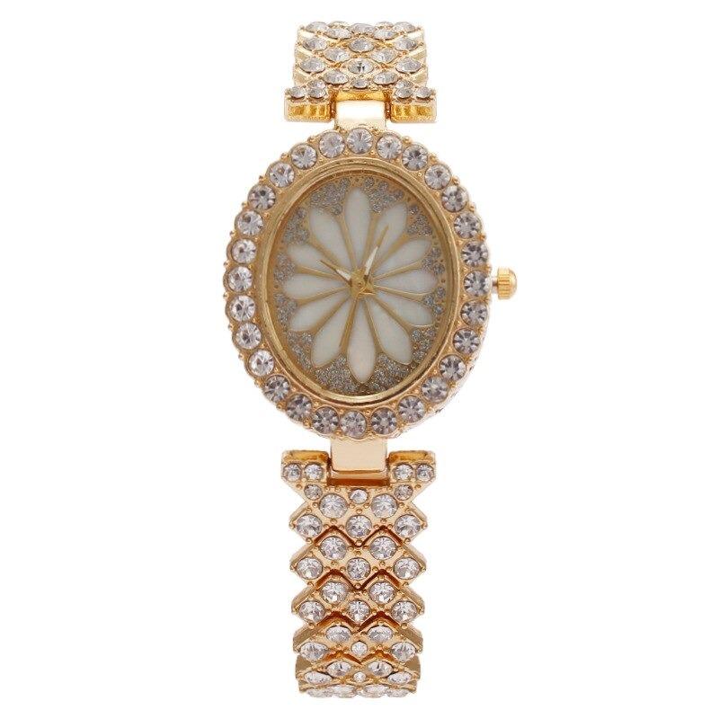 Watch - Rhinestone Bejeweled Bracelet Wristwatch