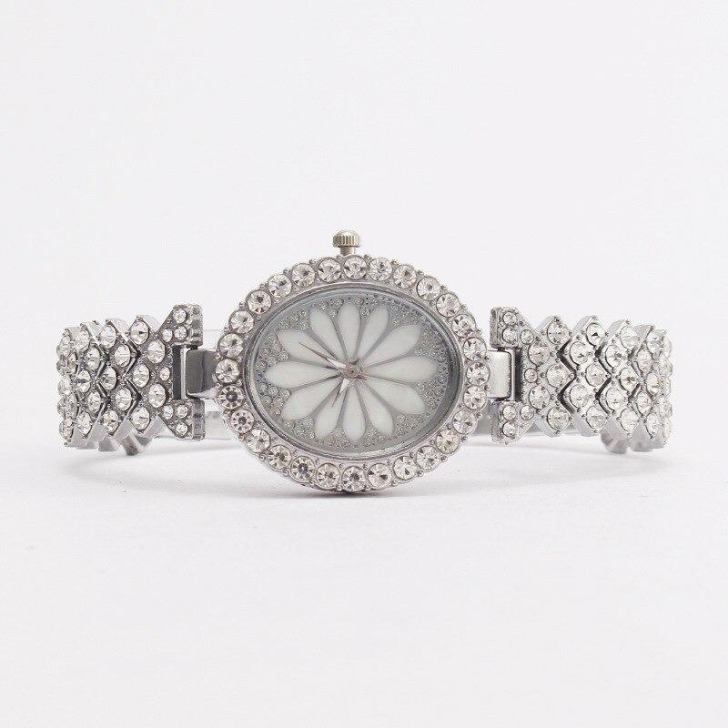 Watch - Rhinestone Bejeweled Bracelet Wristwatch