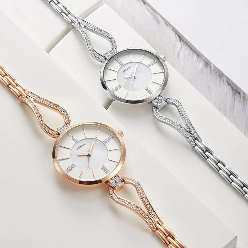 Watch - Rhinestone Embedded Leisure Quartz Watch