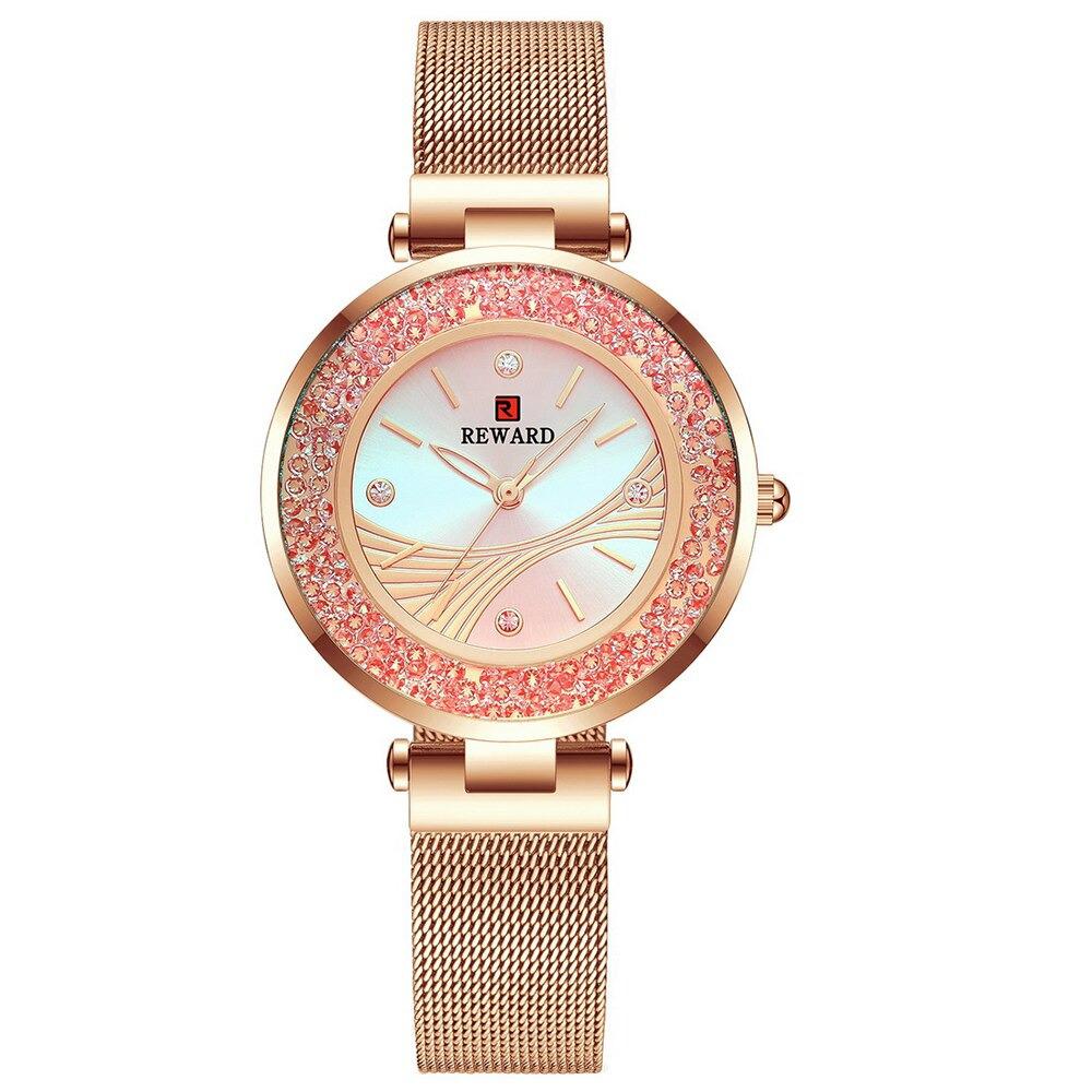 Watch - Rhinestone Embellished Dial Quartz Watch