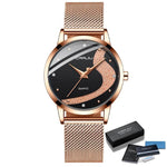 Watch - Rhinestone Encrusted Dial Quartz Watch