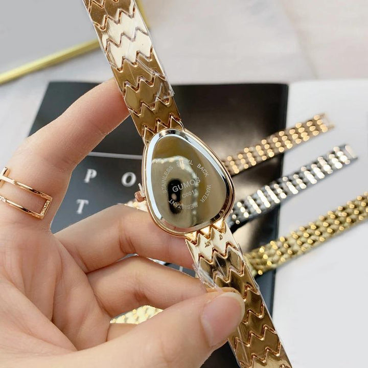 Watch - Rhinestone Snake Head Shape Quartz Watch