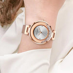 Watch - Rolling Rhinestone Embellished Dial Quartz Watch