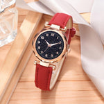 Watch - Romantic Starry Sky Leather Band Quartz Watch