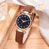 Watch - Romantic Starry Sky Leather Band Quartz Watch