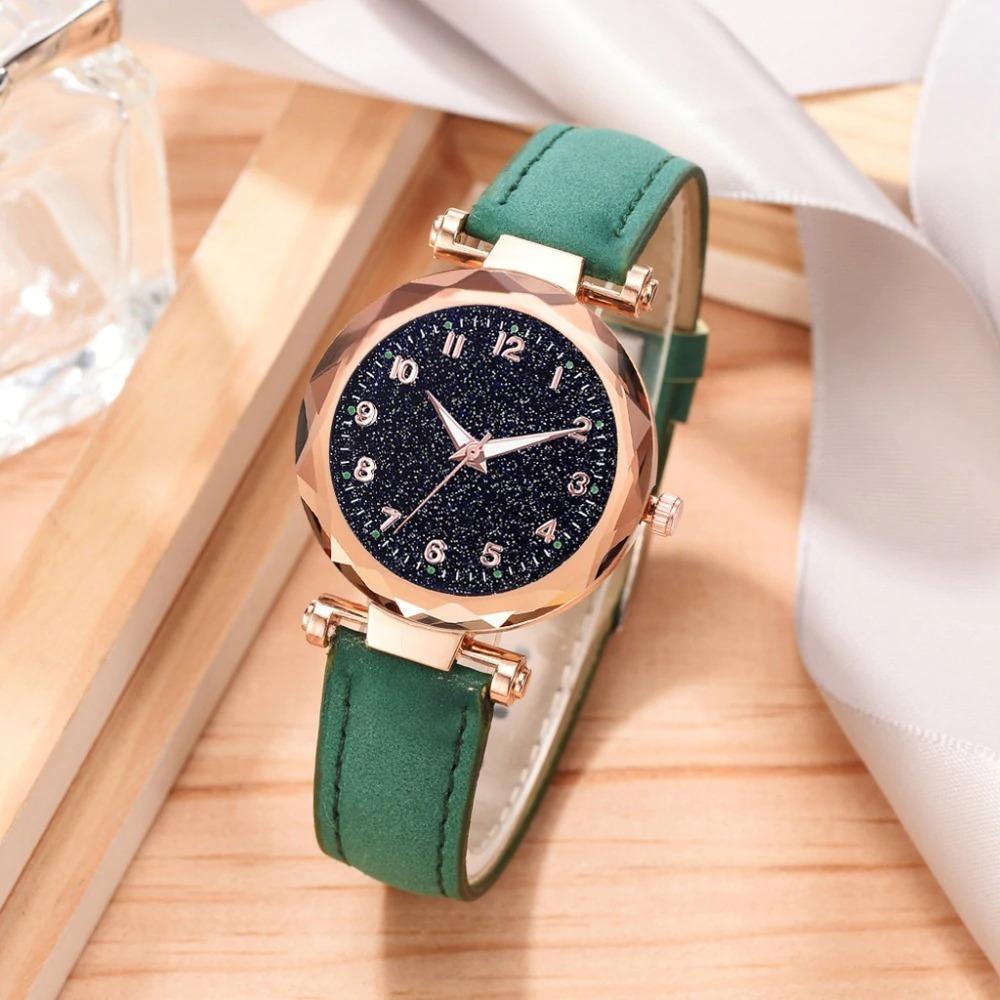 Watch - Romantic Starry Sky Leather Band Quartz Watch