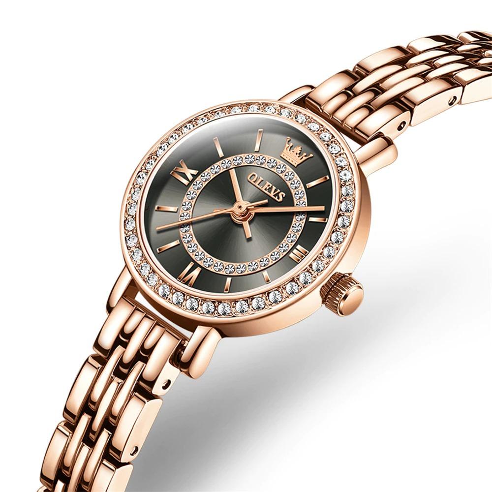 Watch - Shimmering Rhinestone Studded Quartz Watch