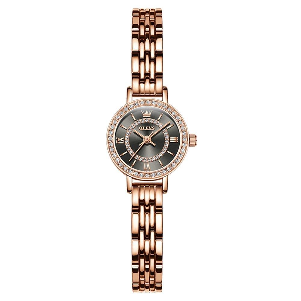 Watch - Shimmering Rhinestone Studded Quartz Watch