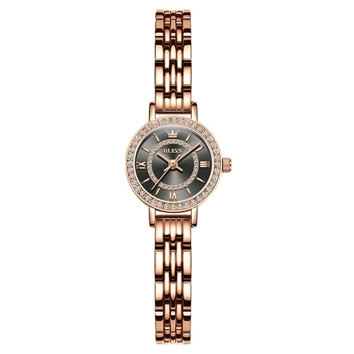 Watch - Shimmering Rhinestone Studded Quartz Watch