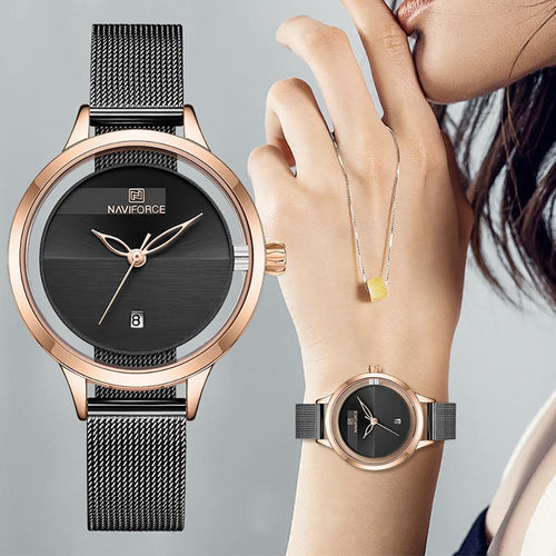Watch - Simple Luxury Analog Stainless Steel Band Quartz Watch