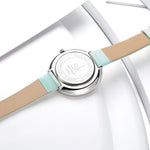 Watch - Sleek Dial With Leather Strap Quartz Watch
