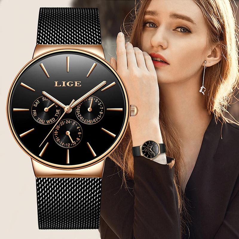 Watch - Slender Fashion Steel Mesh Band Quartz Watch