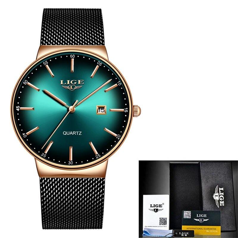 Watch - Slender Fashion Steel Mesh Band Quartz Watch