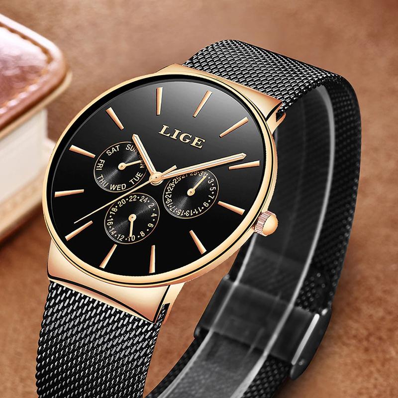 Watch - Slender Fashion Steel Mesh Band Quartz Watch