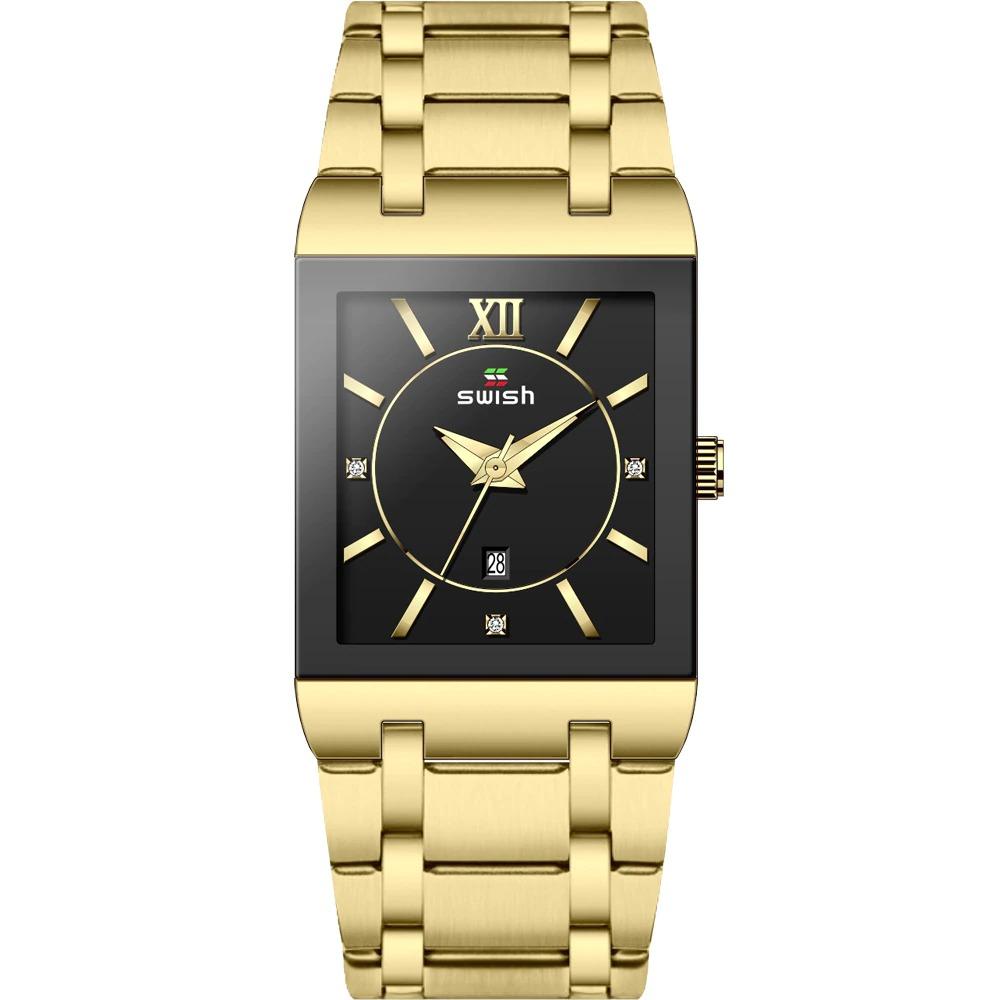 Watch - Smooth And Glossy Square Case Quartz Watch