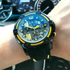 Watch - Smooth Silicone Strap Chronograph Sport Quartz Watch