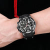 Watch - Soft Silicone Strap Chronograph Sport Quartz Watch