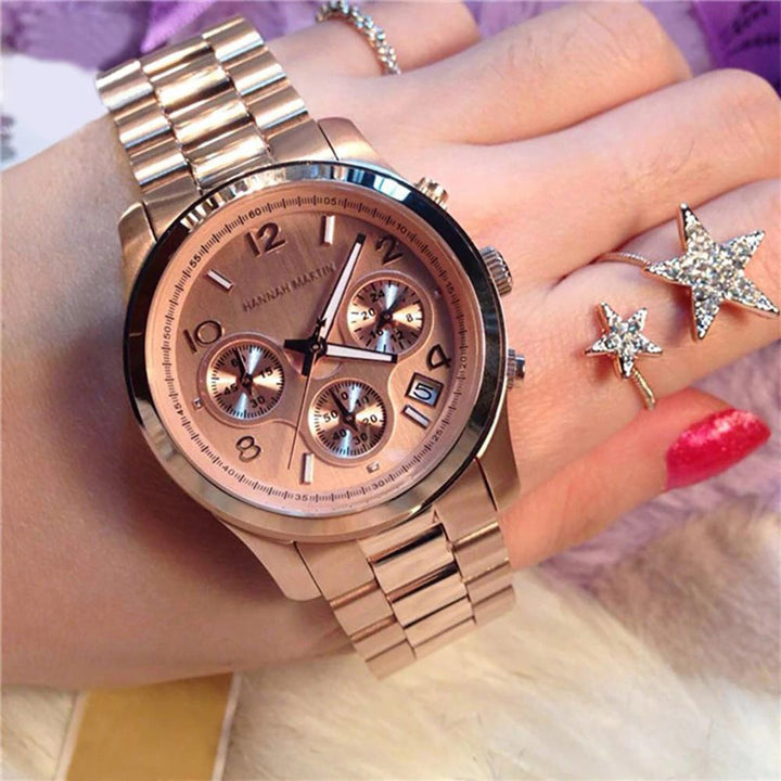 Watch - Sophisticated Stainless Steel Quartz Watch