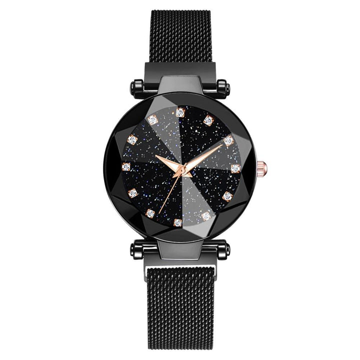 Watch - Sparking Starry Night Sky Stainless Steel Quartz Wrist Watch