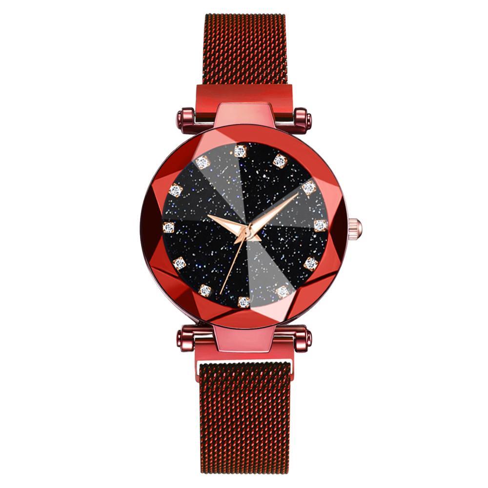 Watch - Sparking Starry Night Sky Stainless Steel Quartz Wrist Watch