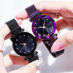 Watch - Sparking Starry Night Sky Stainless Steel Quartz Wrist Watch