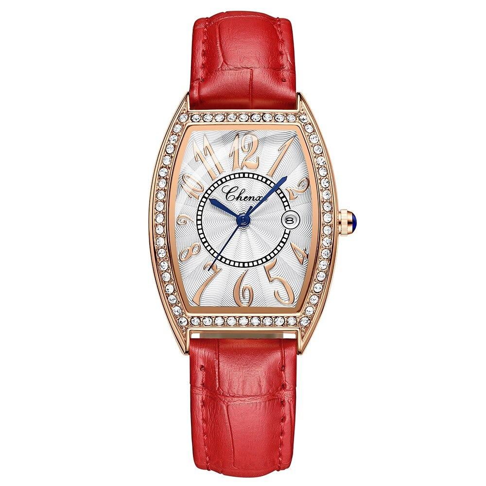 Watch - Sparkling Rhinestone Embedded Quartz Watch