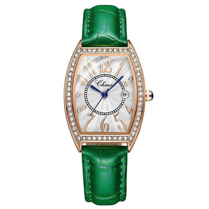 Watch - Sparkling Rhinestone Embedded Quartz Watch