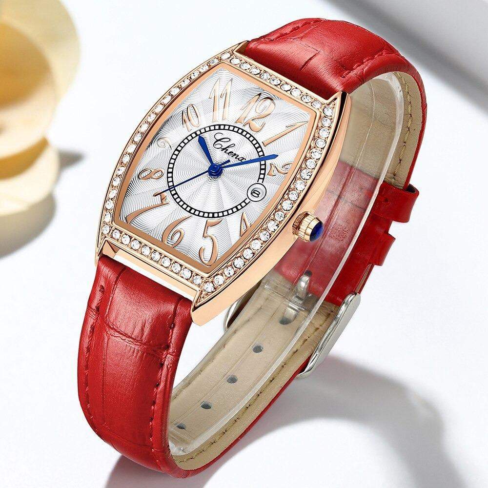 Watch - Sparkling Rhinestone Embedded Quartz Watch