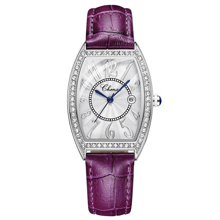 Watch - Sparkling Rhinestone Embedded Quartz Watch