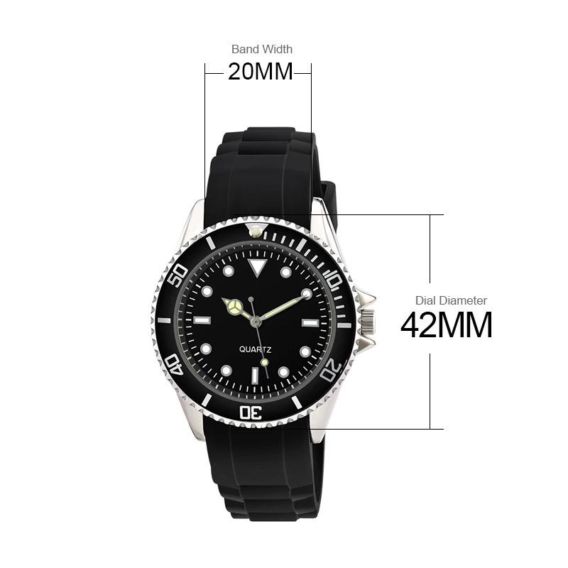 Watch - Spinning Bezel Dial Silicone Strap Quartz Watch