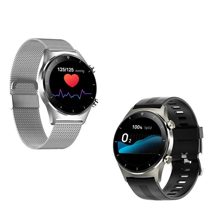 Watch - Sporty Full Touch Round Screen Waterproof Fitness Track Smartwatch